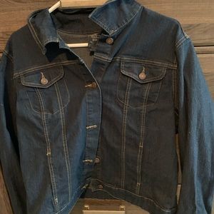 Faded Glory women’s jean jacket; size XL